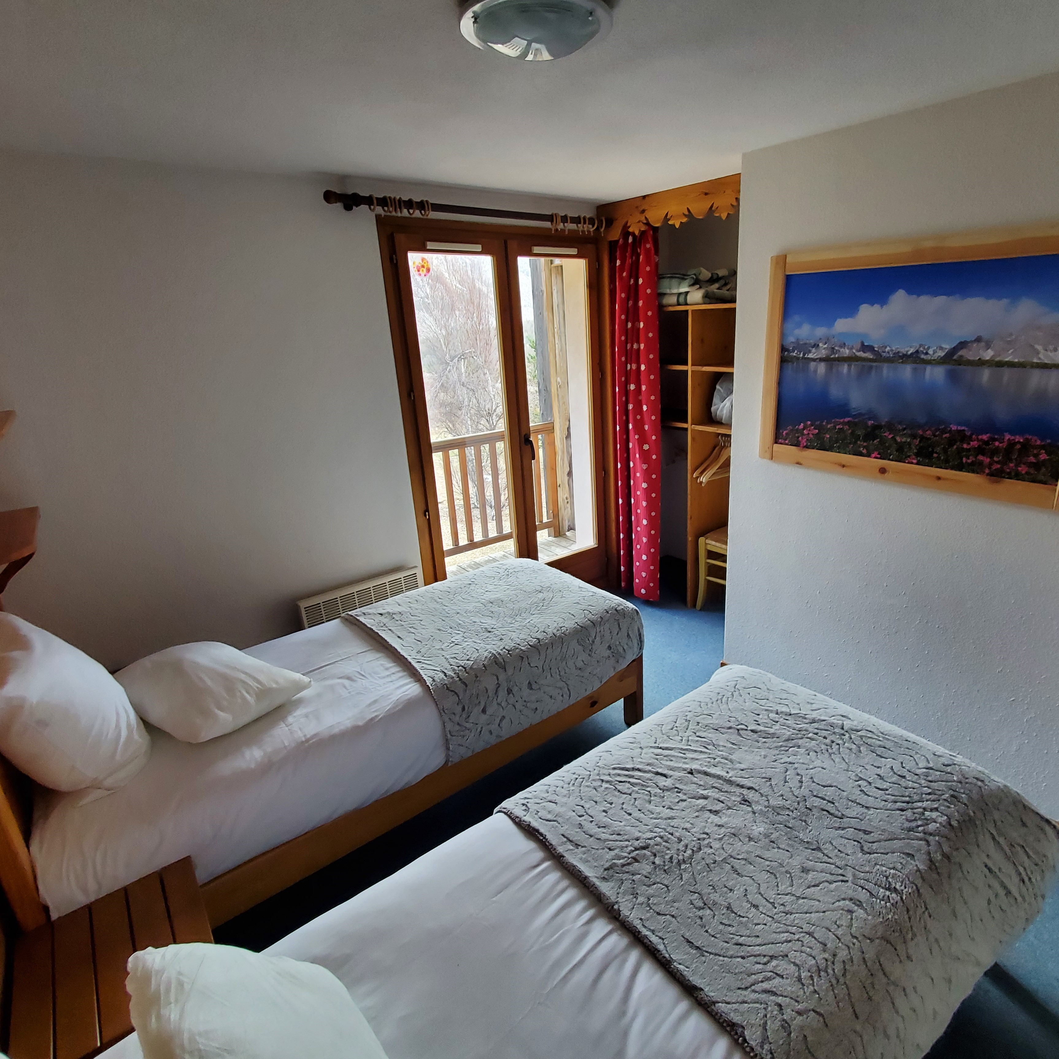 Les chambres de l'hotel Echaillon à Nevache