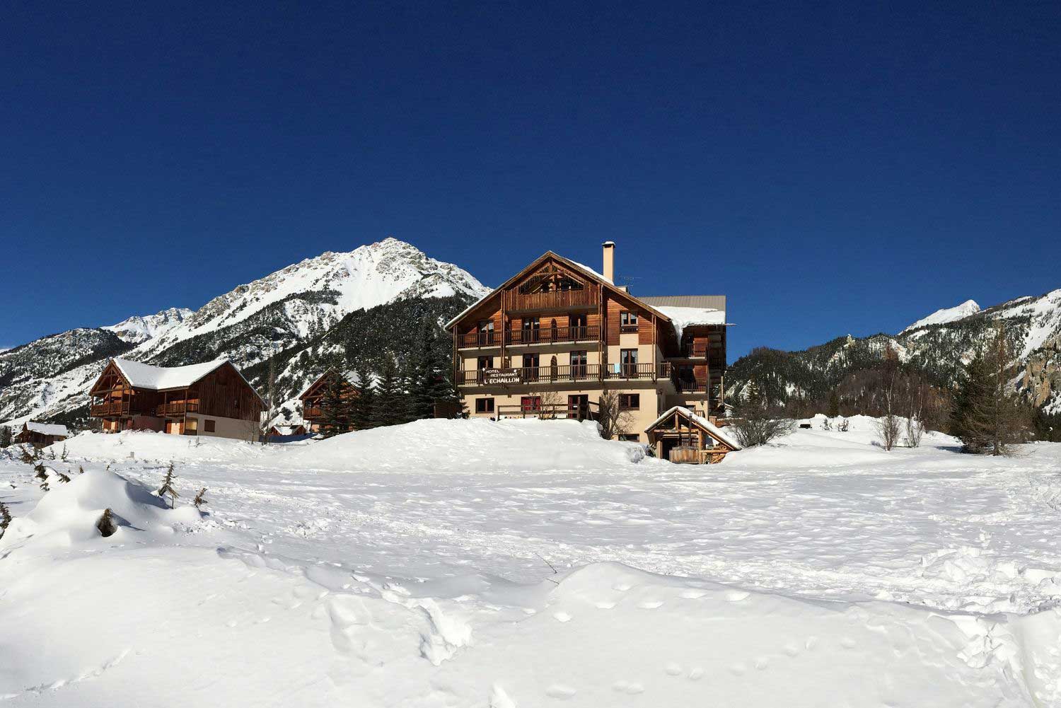 L'hôtel Echaillon en hiver