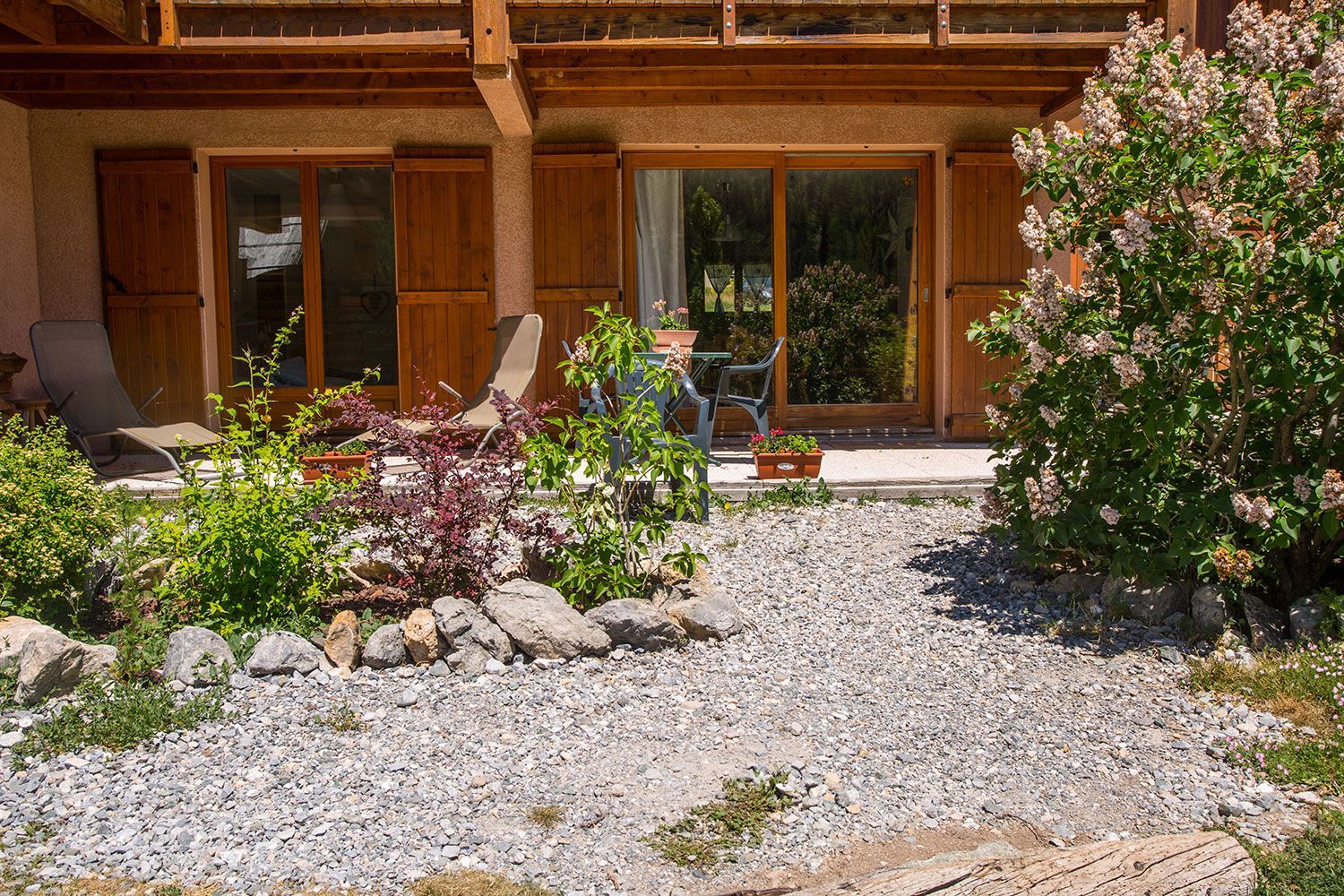 Outside view of the Soldanelle appartment of L'echaillon