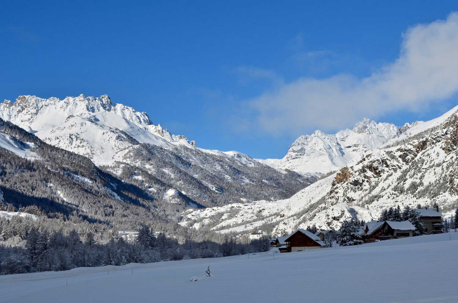 Vue panoramique de la Vallée de Névache