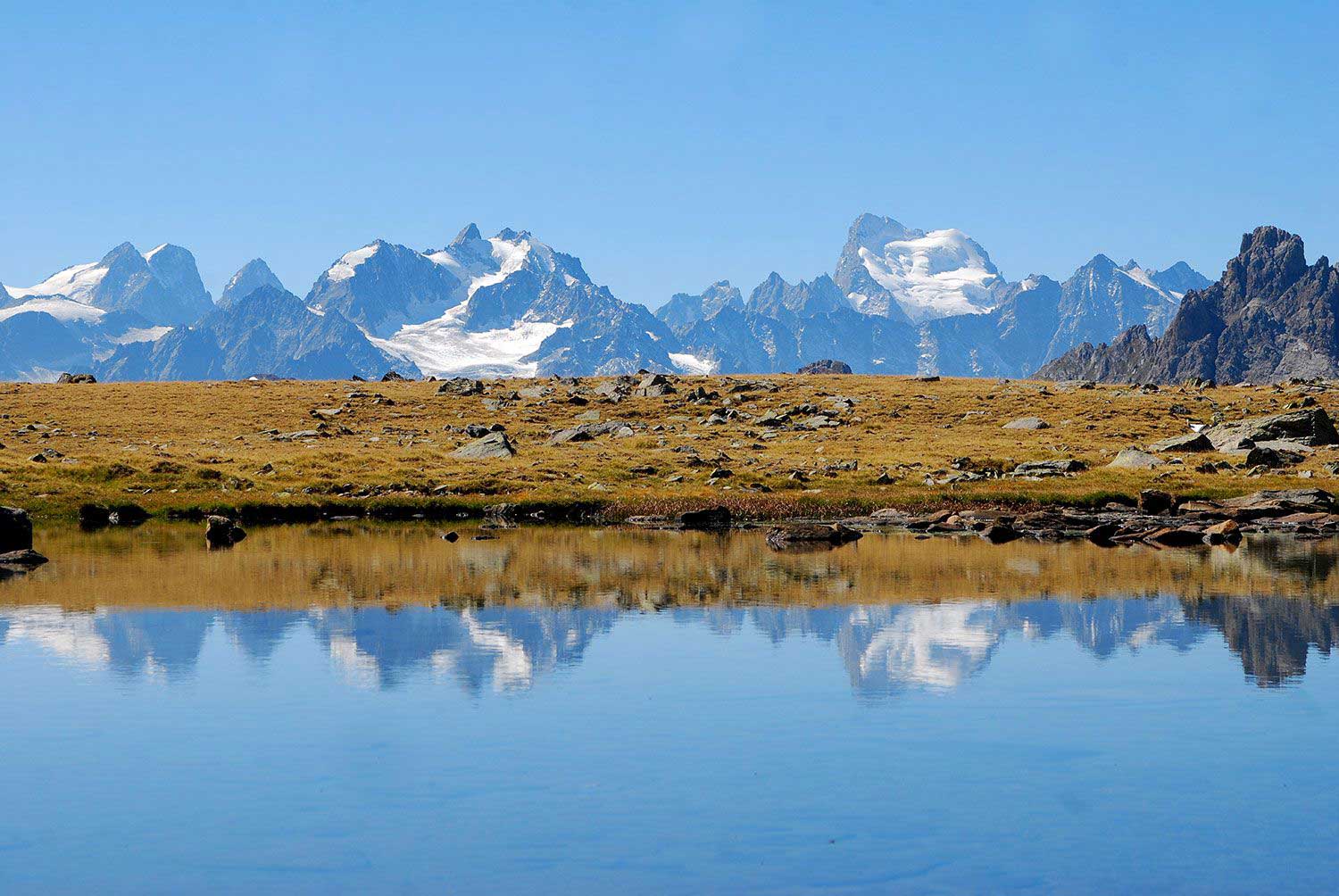 Lac Laramon en Vallée de la Clarée dans les Ecrins