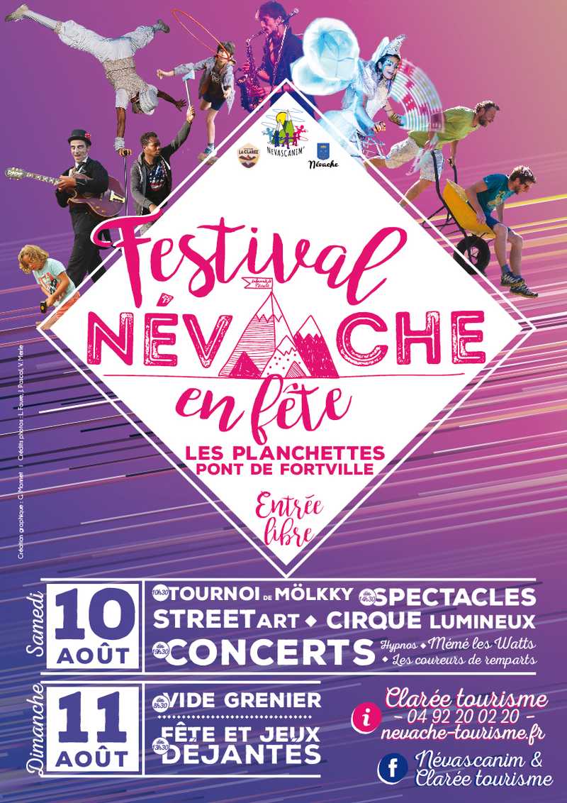Affiche du festival Névache en Fête 2019